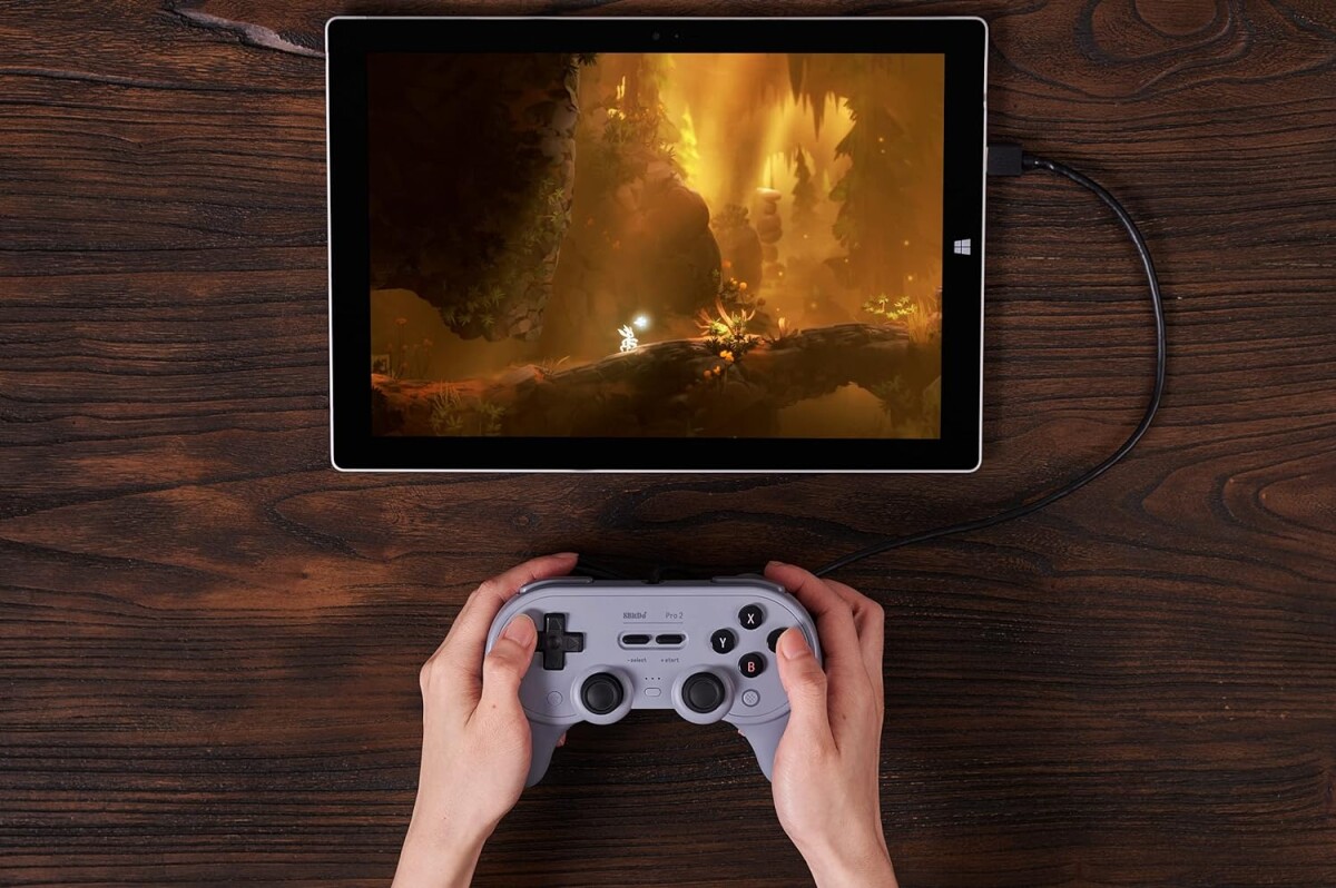 8Bitdo Pro2 Wired Gamepad Grey Ed