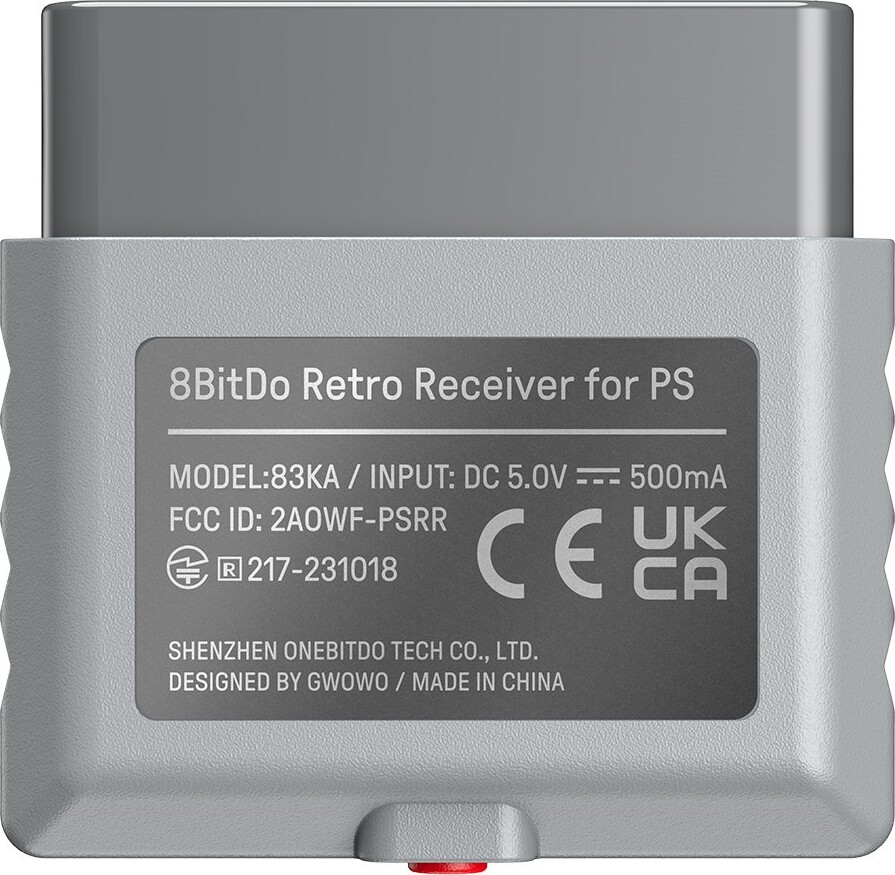 8Bitdo - Retro Receiver - Modtager Til Ps1 Og Ps2
