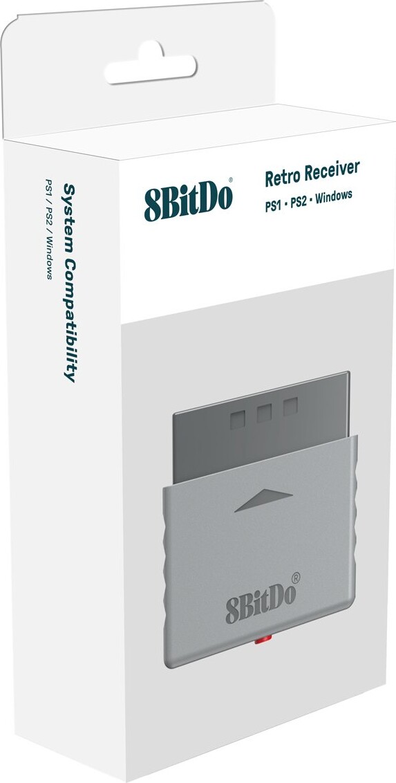 8Bitdo - Retro Receiver - Modtager Til Ps1 Og Ps2