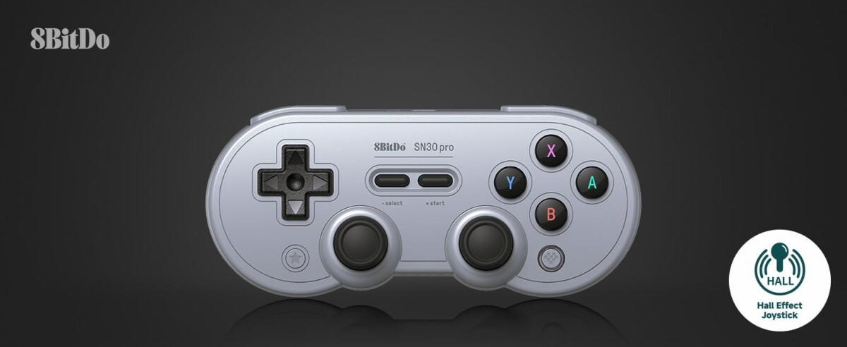 8Bitdo - Sn30 Pro - Controller Til Switch Pc Mac Android - Grå