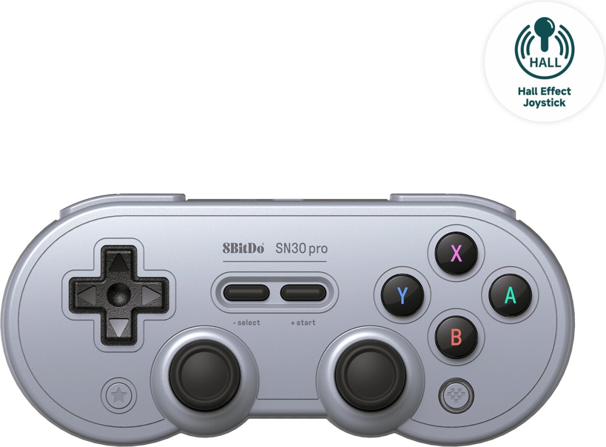 8Bitdo - Sn30 Pro - Controller Til Switch Pc Mac Android - Grå