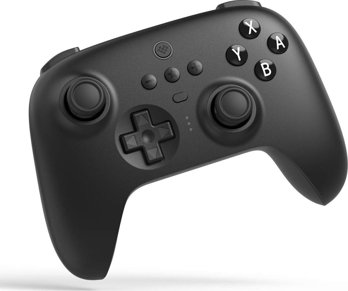 8Bitdo - Ultimate Trådløs Controller Inkl Ladestation - Bluetooth - Sort