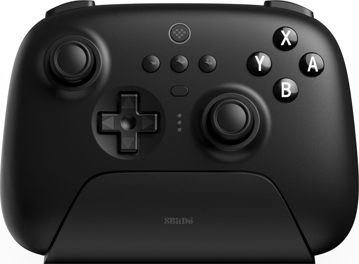 8Bitdo - Ultimate Trådløs Controller Inkl Ladestation - Bluetooth - Sort