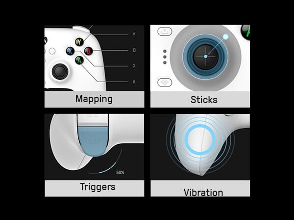 8Bitdo Ultimate Wired Controller For Xbox Hall Ed White