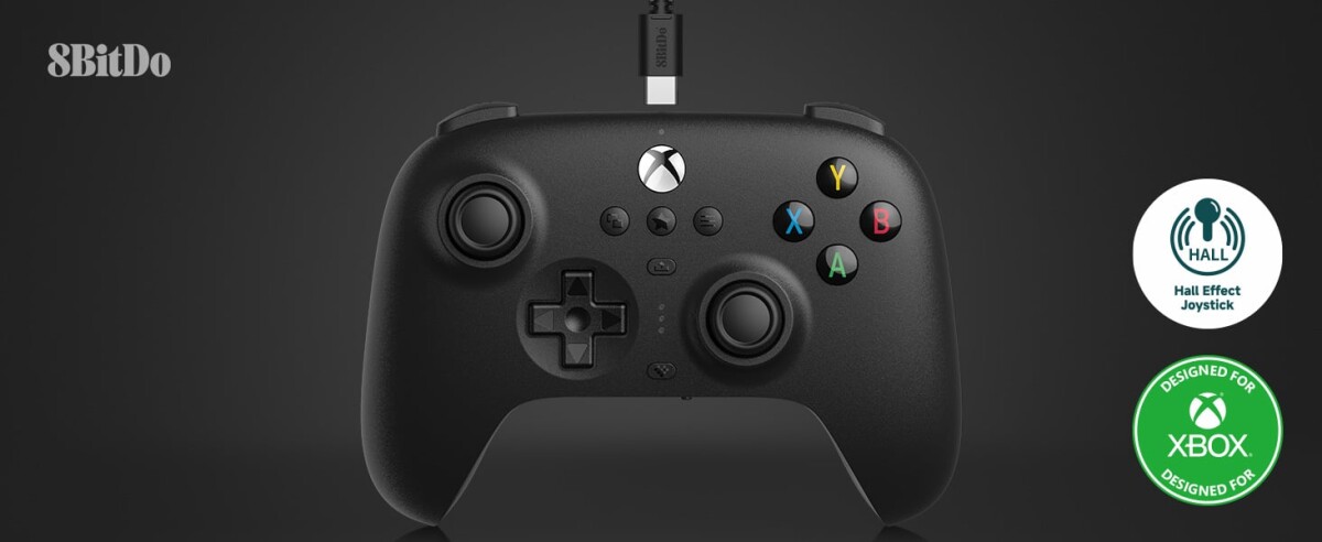 8Bitdo Ultimate Wired Controller For Xbox Hall Edblack