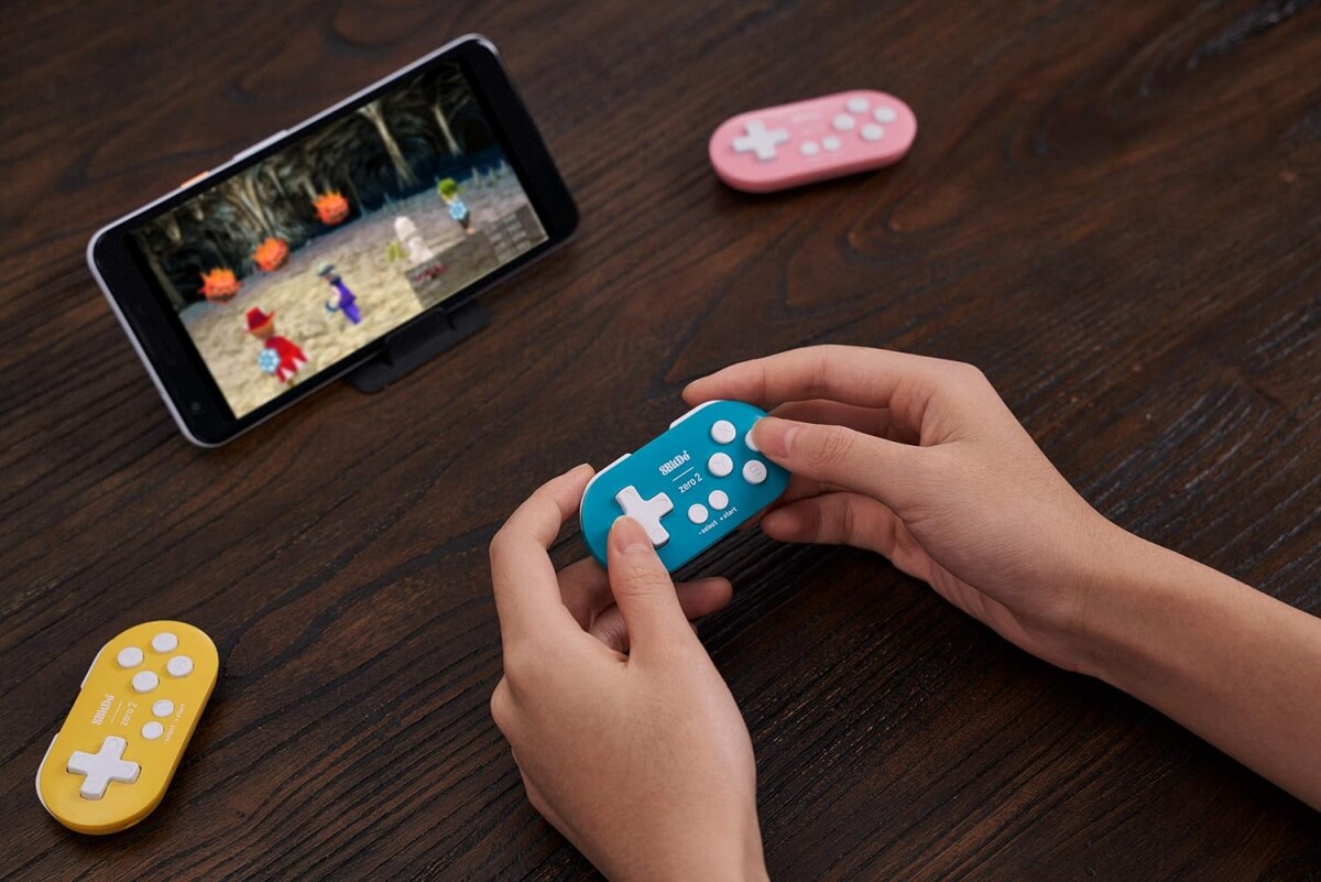 8bitdo Zero 2 Turquoise Edition | Se tilbud og køb på Gucca.dk