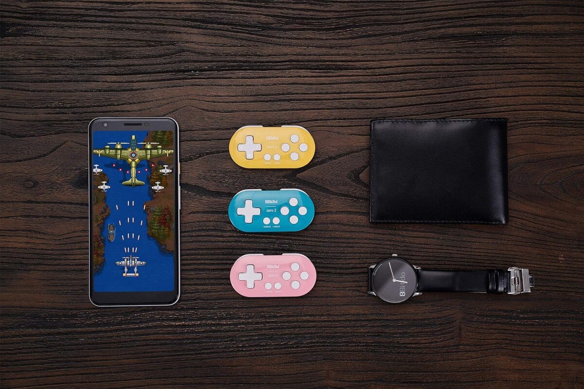 8Bitdo - Zero 2 - Controller Til Pc Switch Android Mac - Turkisblå