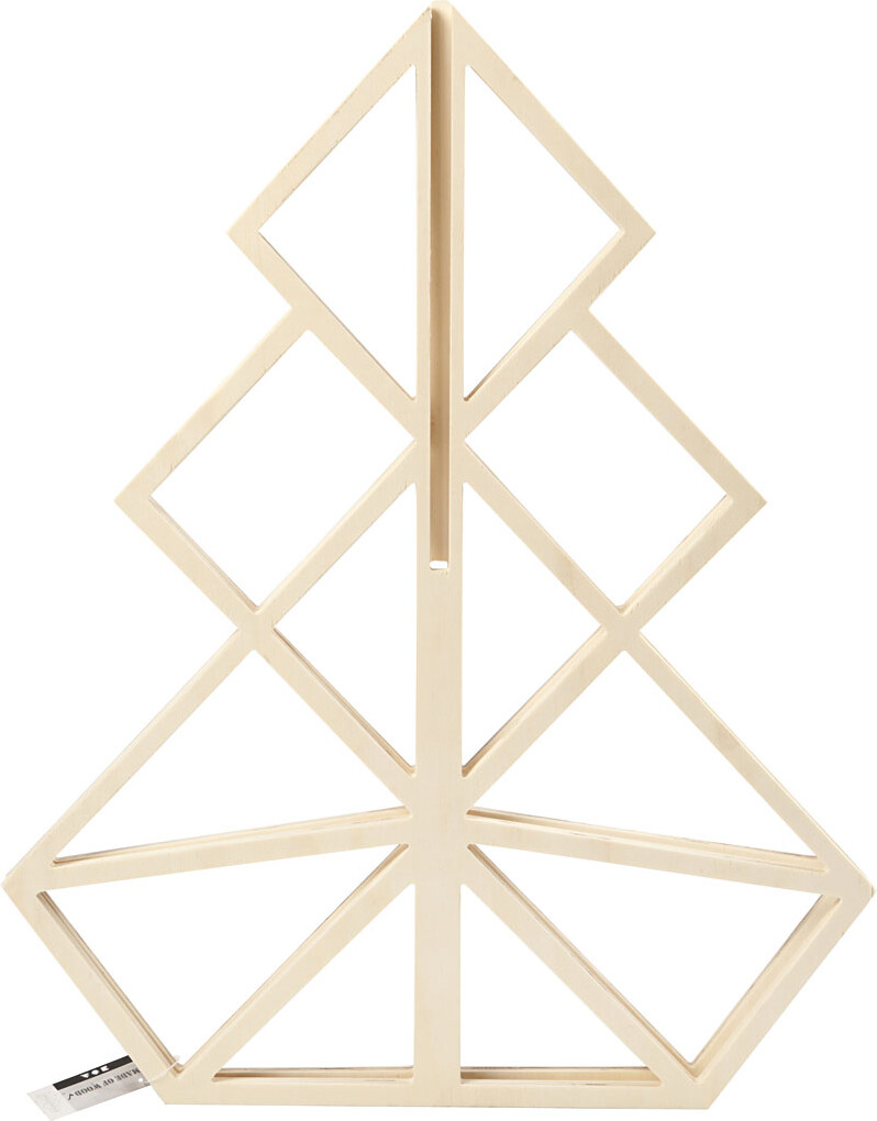 3D Juletræ - H 60 Cm - B 48 Cm - 1 Stk