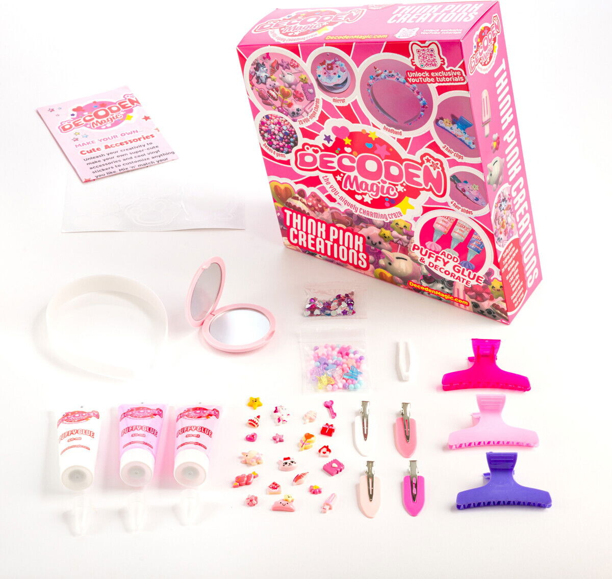 Decoden Magic - Deluxe Think Pink Creations - Diy Sæt Til Børn