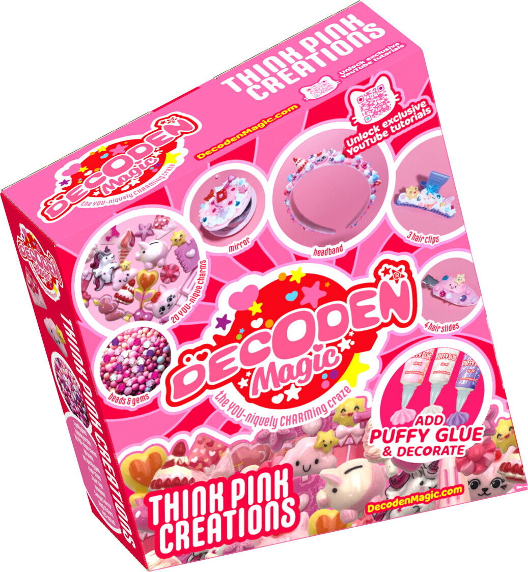 Decoden Magic - Deluxe Think Pink Creations - Diy Sæt Til Børn