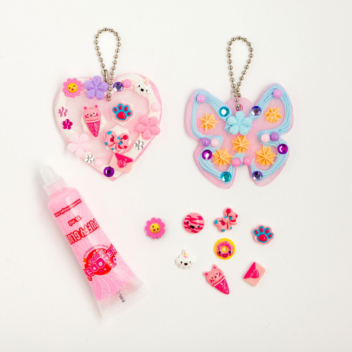 Decoden Magic - Pretty Kitty Bag Charms - Diy Charms Til Børn