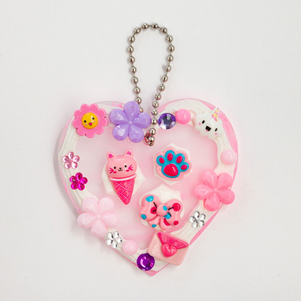 Decoden Magic - Pretty Kitty Bag Charms - Diy Charms Til Børn