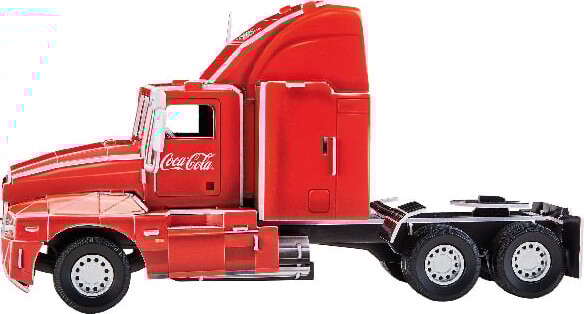 Revell 3D Puzzle - Coca Cola Lastbil Med Led - 128 Brikker - 58 Cm