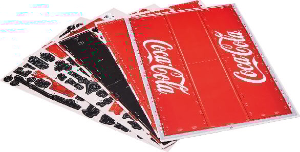 Revell 3D Puzzle - Coca Cola Lastbil Med Led - 128 Brikker - 58 Cm