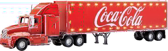 Revell 3D Puzzle - Coca Cola Lastbil Med Led - 128 Brikker - 58 Cm