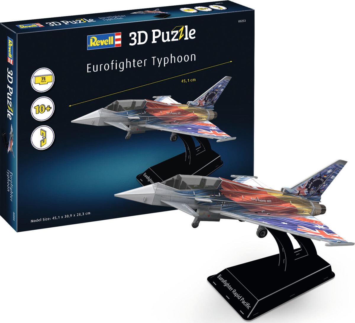 3D Puslespil - Eurofighter Typhoon - 00253 - Revell