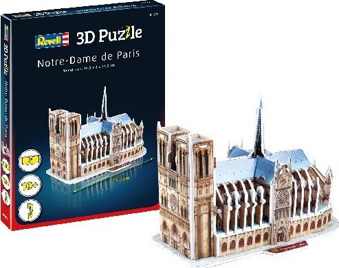 Revell 3D Puzzle - Notre Dame - 39 Brikker - 15 Cm