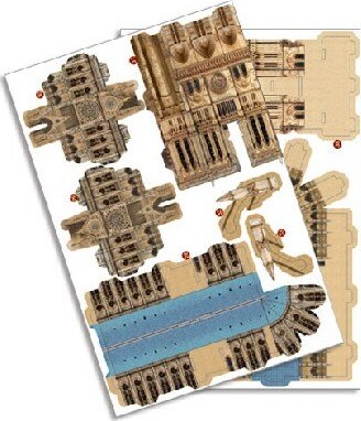 Revell 3D Puzzle - Notre Dame - 39 Brikker - 15 Cm