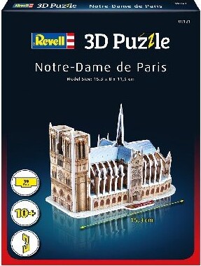 Revell 3D Puzzle - Notre Dame - 39 Brikker - 15 Cm