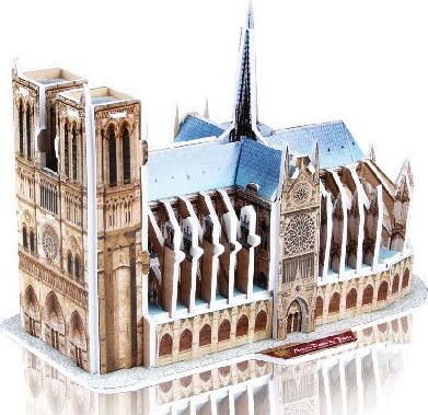 Revell 3D Puzzle - Notre Dame - 39 Brikker - 15 Cm