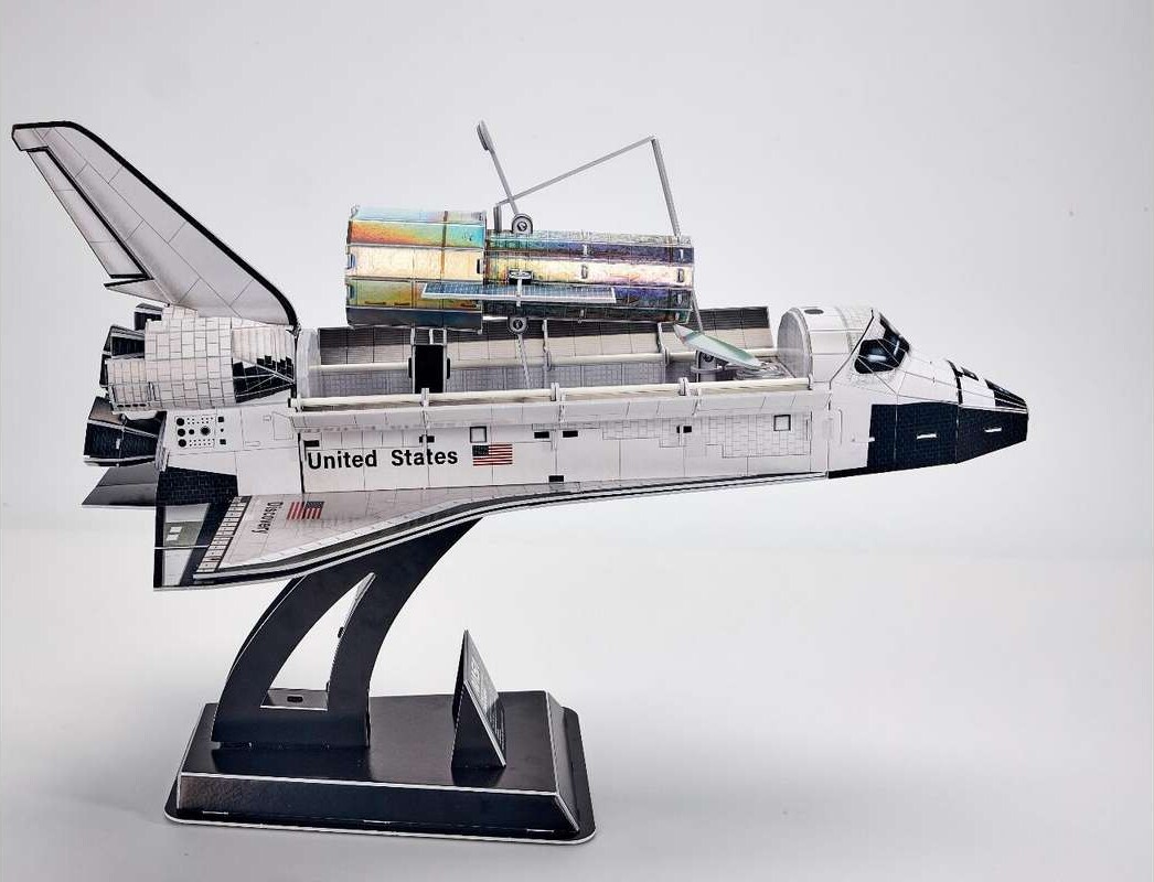 Revell 3D Puzzle - Space Shuttle Discovery - 126 Brikker - 49 Cm