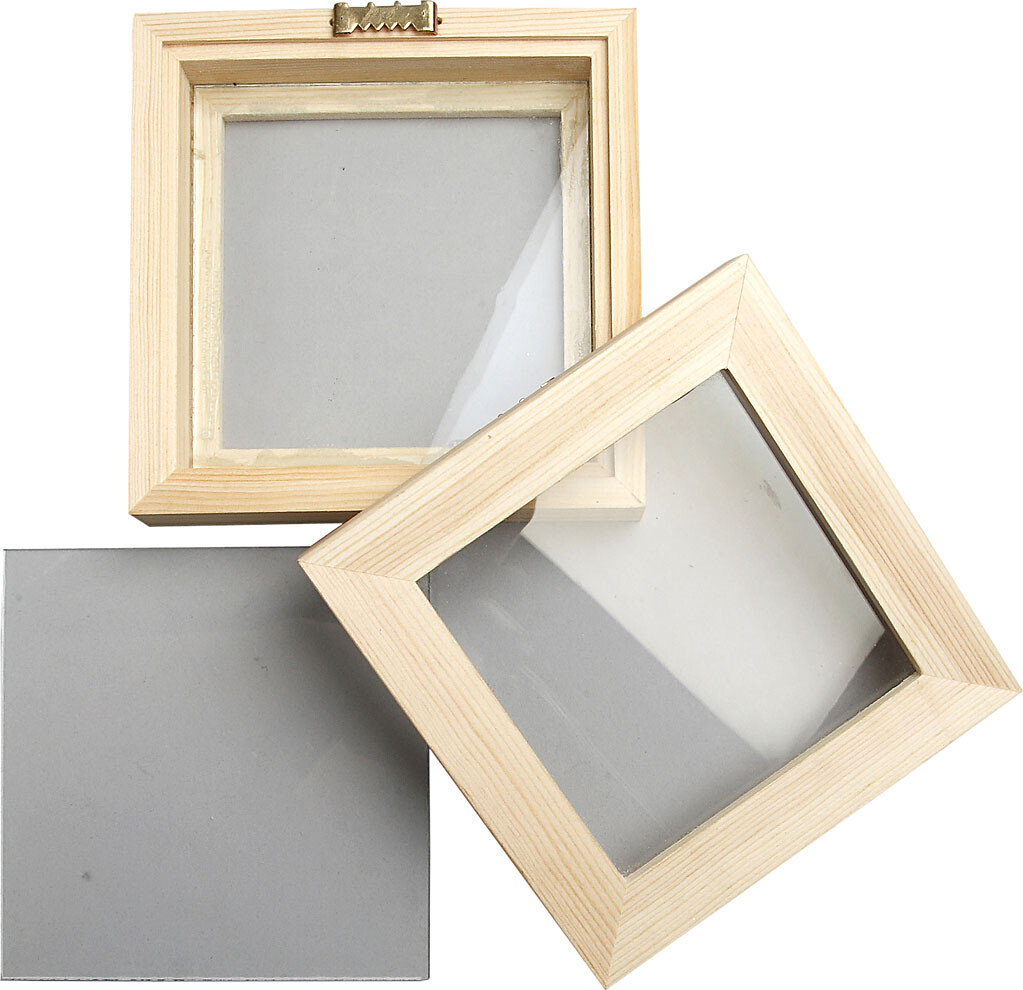 3D Ramme Med Glas - D 2 5 Cm - Str 12 3X12 3 Cm - 1 Stk