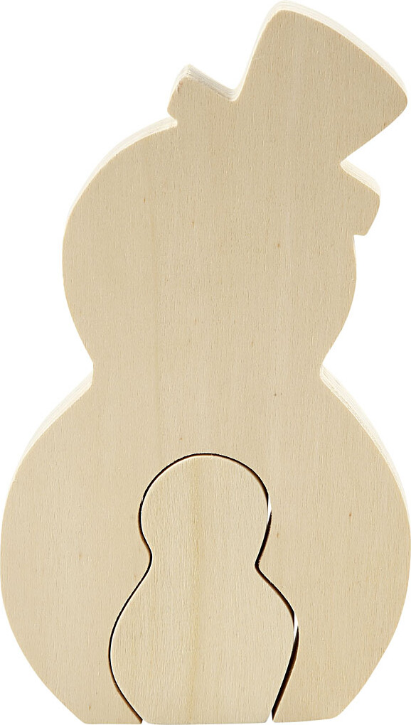 2I1 Figur - Snemænd - H 7 7 20 Cm - D 2 Cm - B 5 3 11 3 Cm