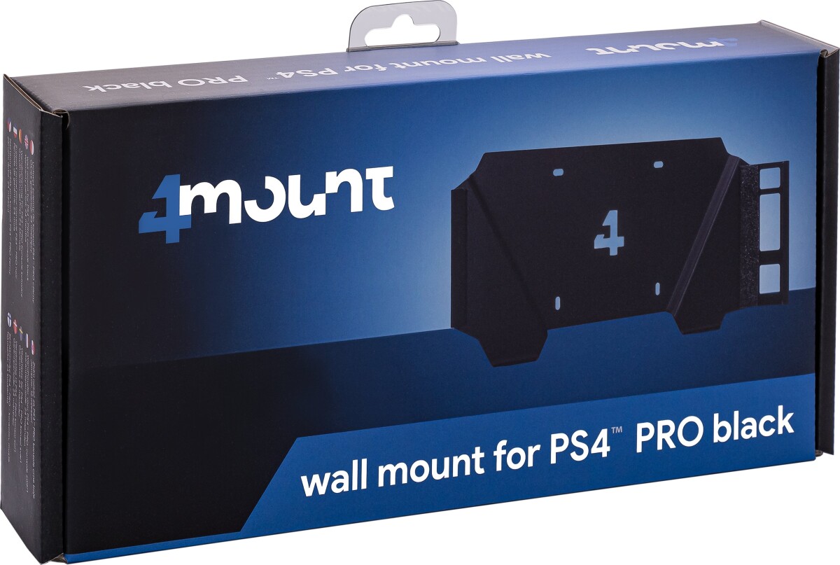 4Mount - Wall Mount For Ps4 Pro - Bundle