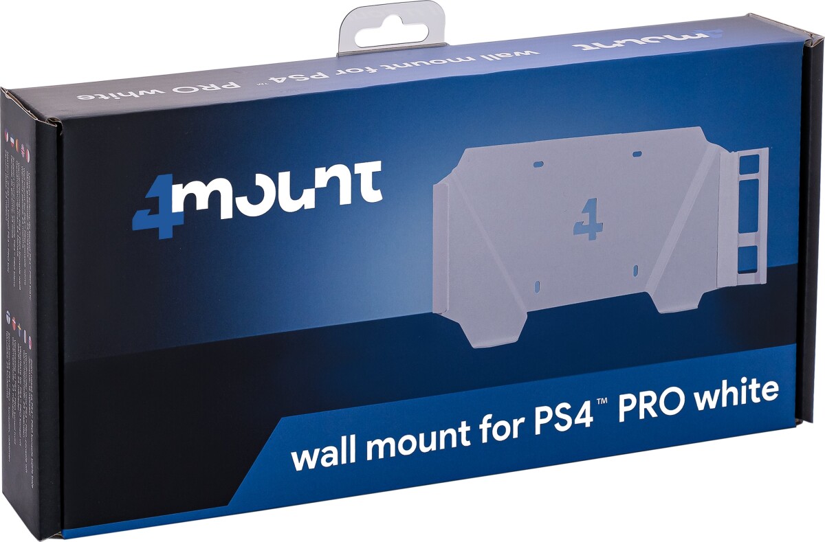 4Mount - Wall Mount For Ps4 Pro - Bundle