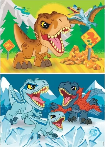 Clementoni Puslespil - Jurassic World Explorers - 2X20 Brikker