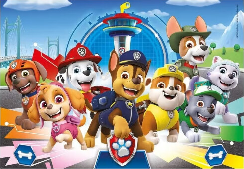 Paw Patrol Puslespil - Super Color - 2X60 Brikker - Clementoni