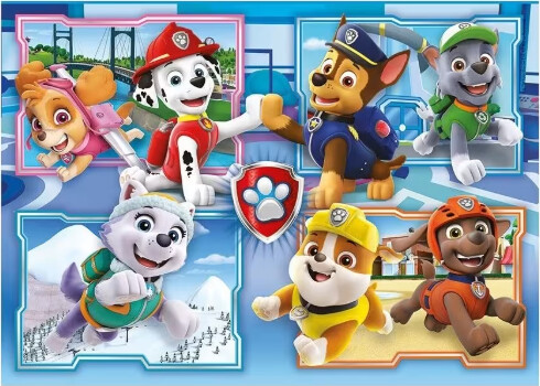 Paw Patrol Puslespil - Super Color - 2X60 Brikker - Clementoni