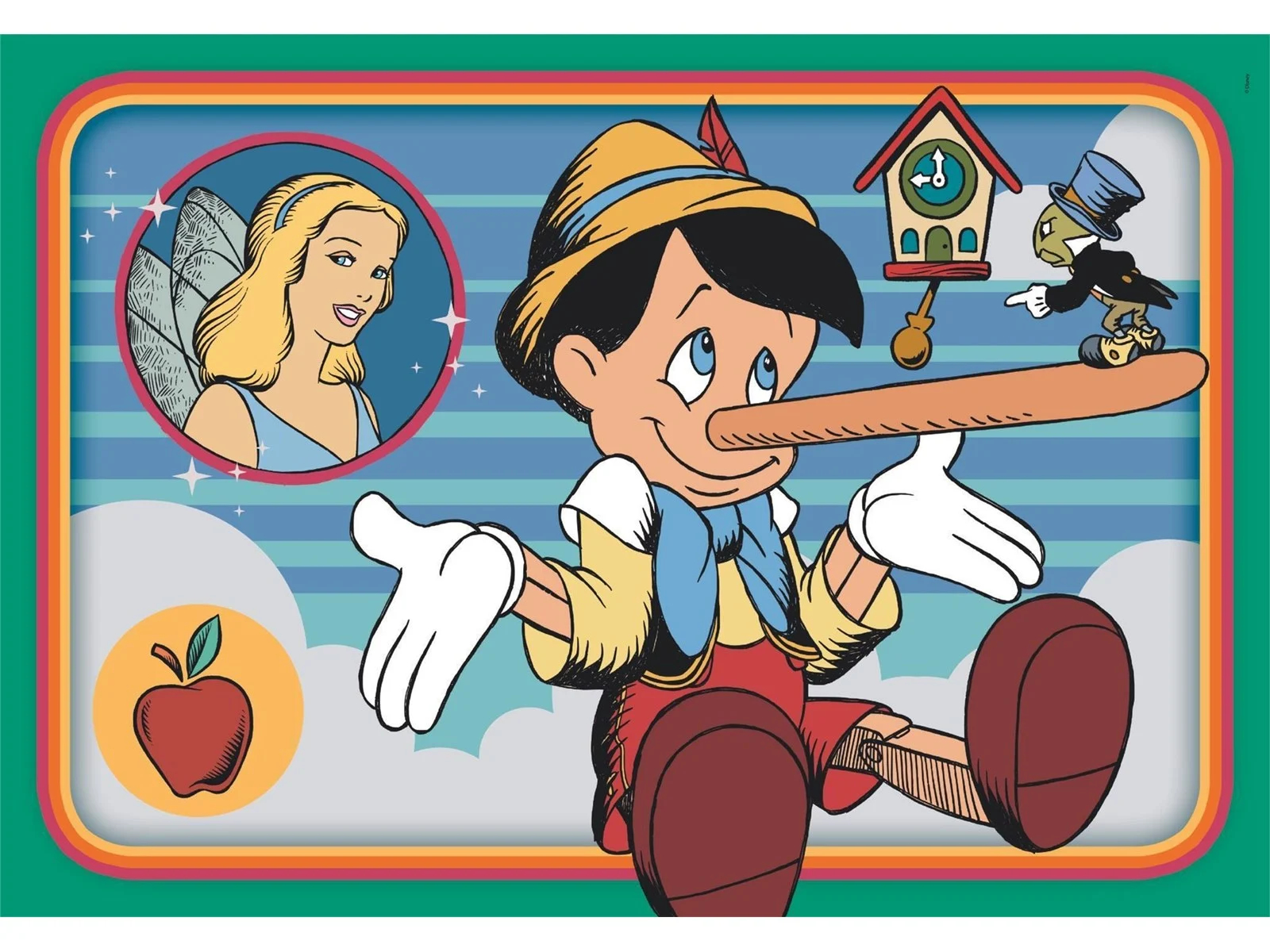 Disney Puslespil - Classics - Super Color - 2X60 Brikker - Clementoni