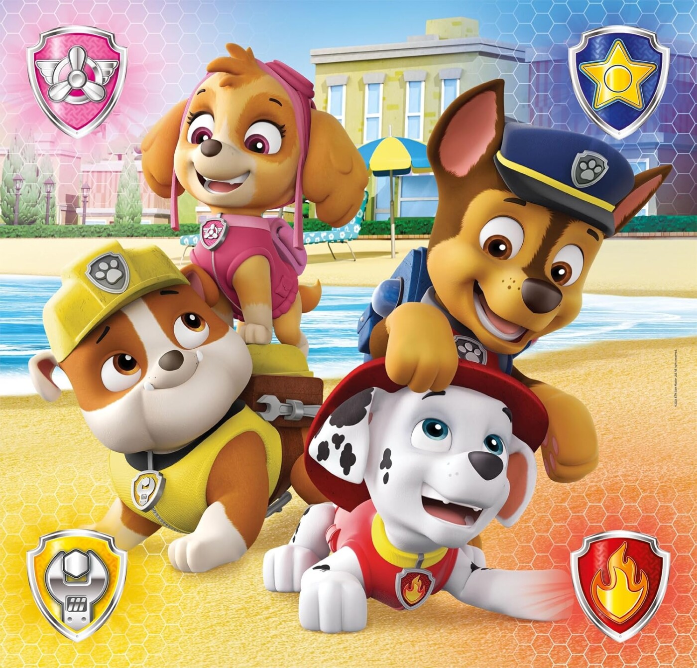Paw Patrol Puslespil - Super Color - 3X48 Brikker - Clementoni