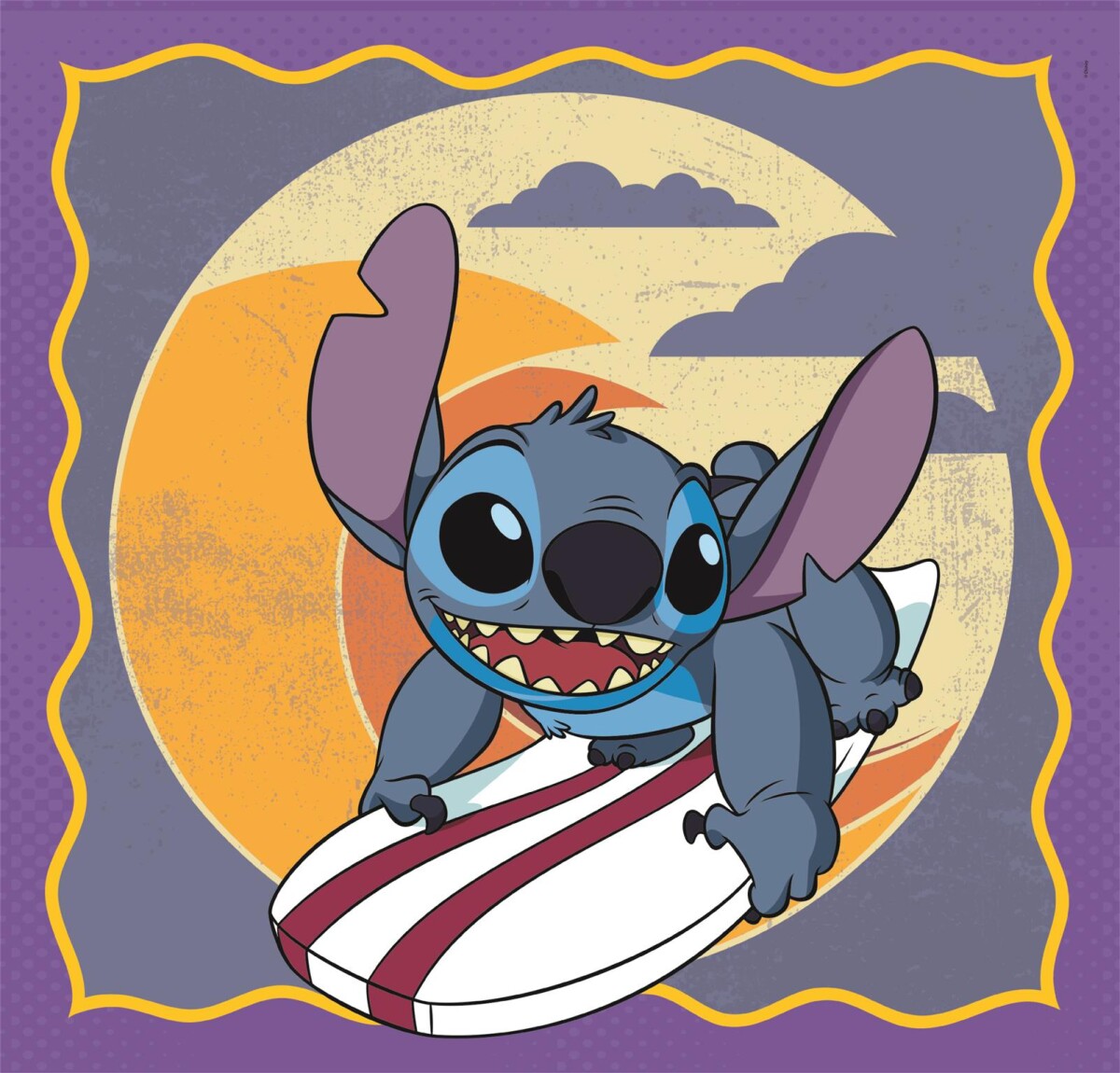 Stitch Puslespil - Disney - Super Color - 3X48 Brikker - Clementoni