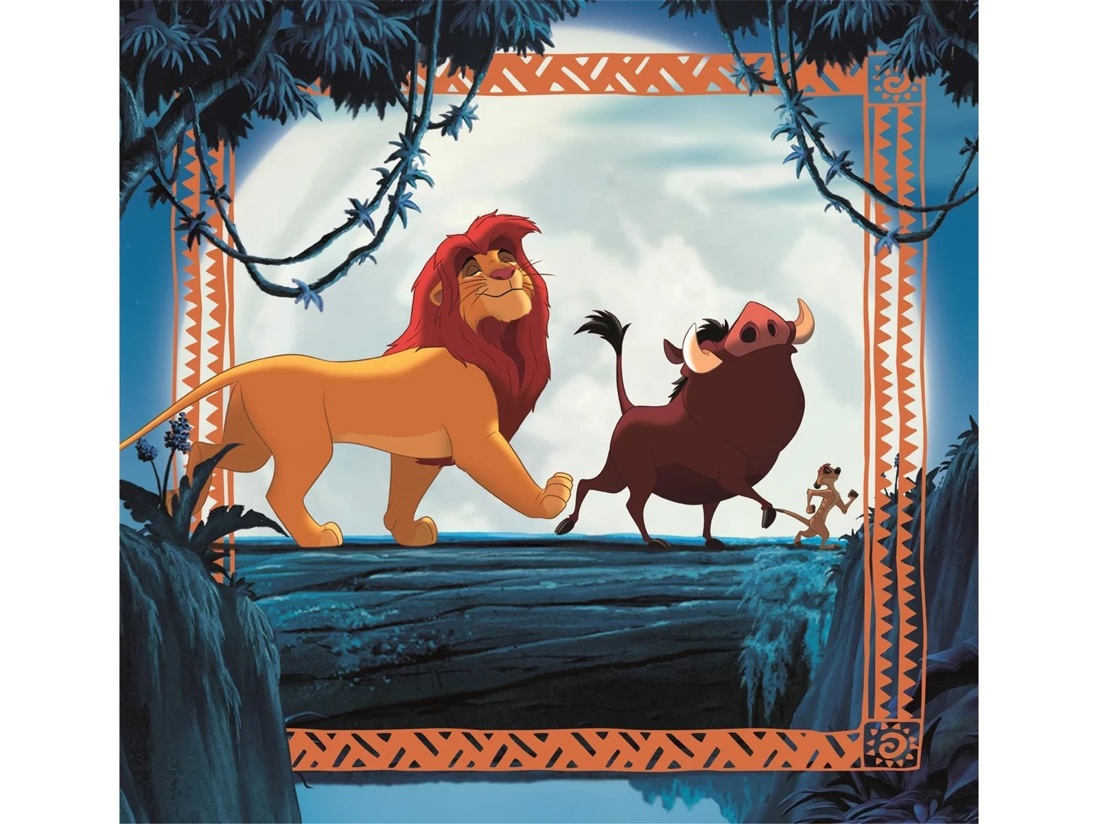 Clementoni Puslespil - Disney Løvernes Konge 3-I-1 - 3X48 Brikker