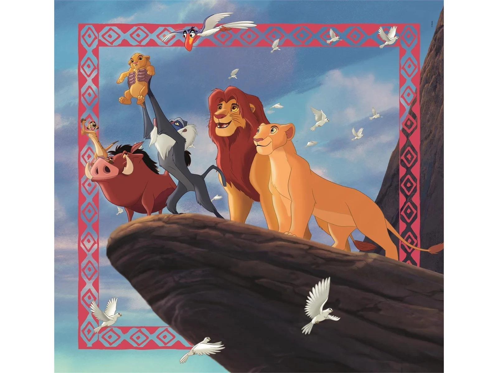 Clementoni Puslespil - Disney Løvernes Konge 3-I-1 - 3X48 Brikker
