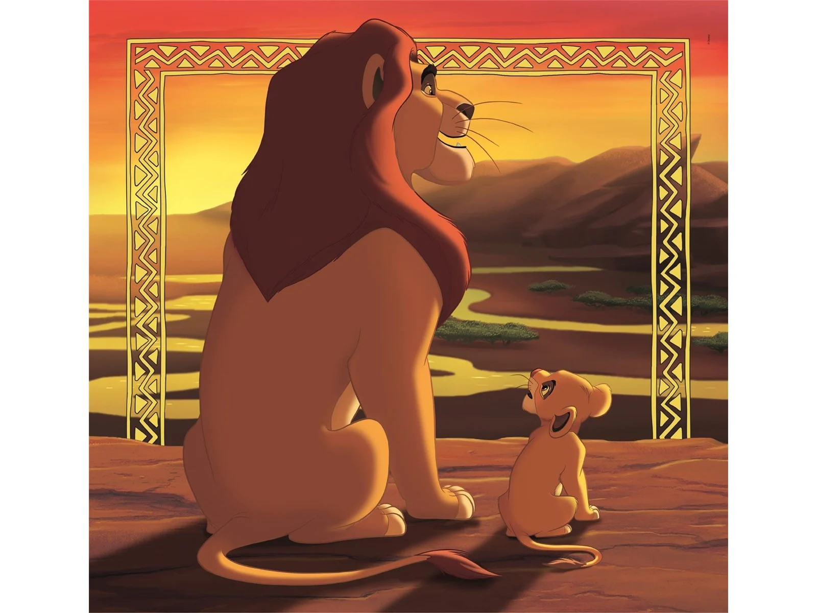 Clementoni Puslespil - Disney Løvernes Konge 3-I-1 - 3X48 Brikker