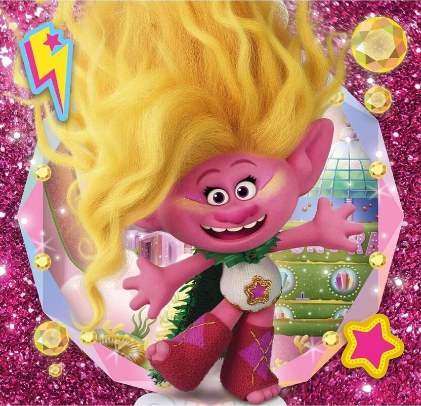 Trolls Puslespil - Trolls 3 Band Together - 3X48 Brikker - Clementoni