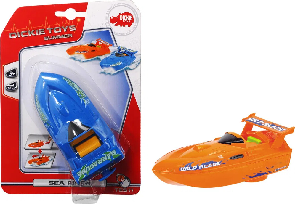 Legetøjs Båd Med Træk Snor - 15 Cm - Assorteret
