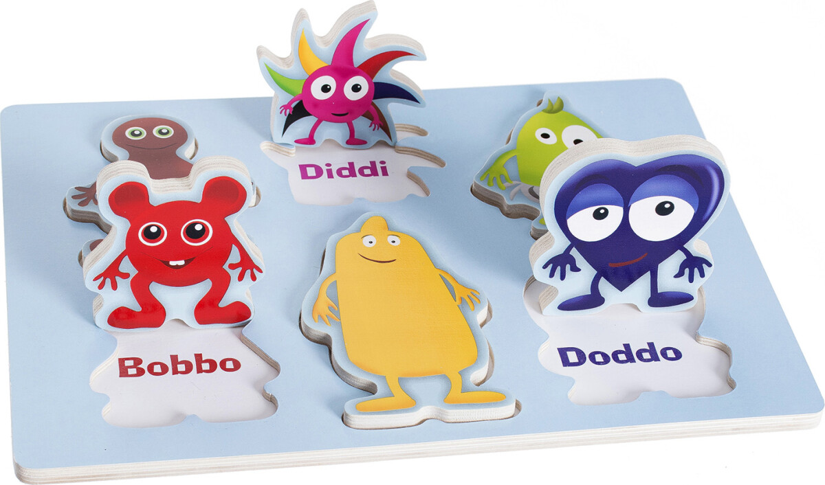 Babblarna - Babblers Puslespil - 6 Figurer