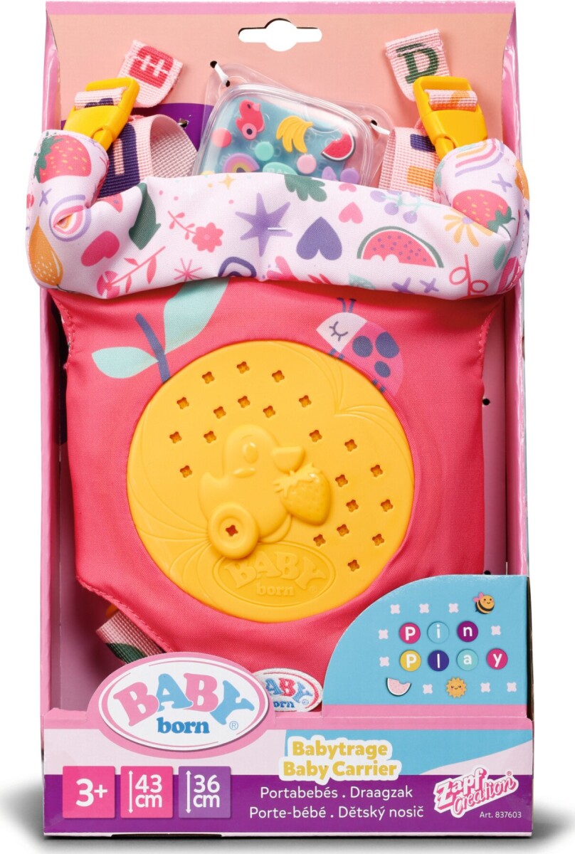 Baby Born - Bæresele Med Pins Til Dukke