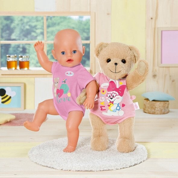 Baby Born - Bamse Bjørn - Pink - 36 Cm