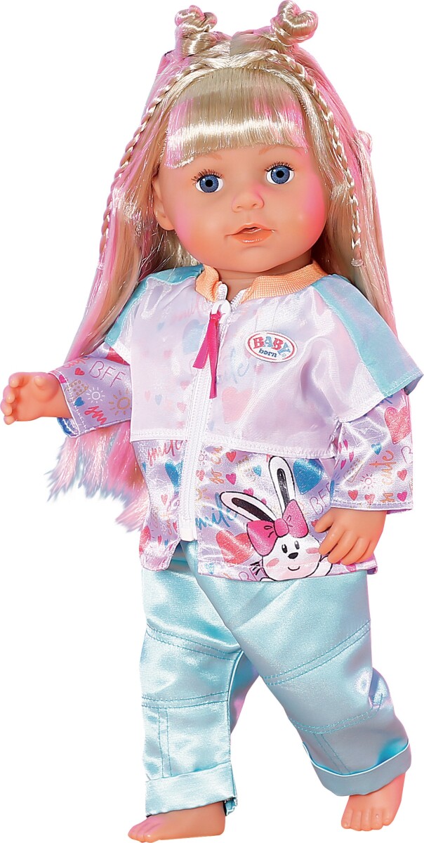 Babyborn Dukketøj - Casual Outfit - Turkis - 43 Cm