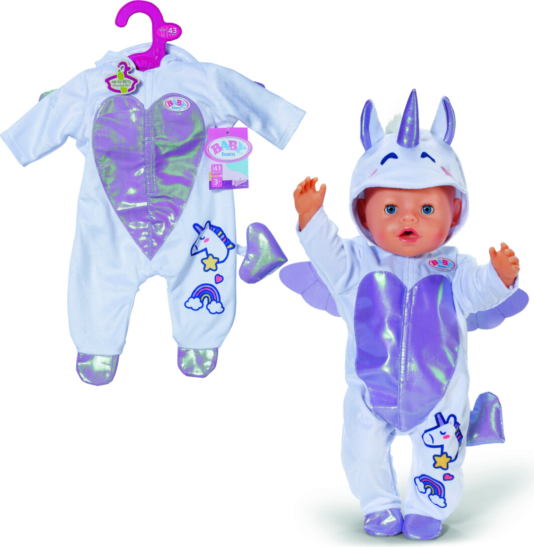 Baby Born - Enhjørningeheldragt 43 Cm