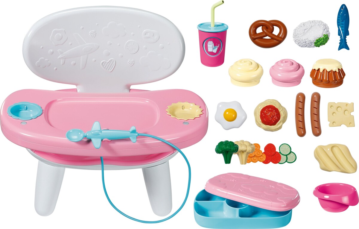 Baby Born - Frokosttid Bord Legesæt Til Dukke
