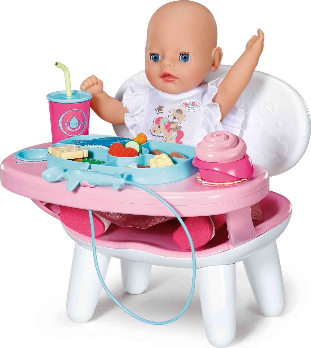 Baby Born - Frokosttid Bord Legesæt Til Dukke