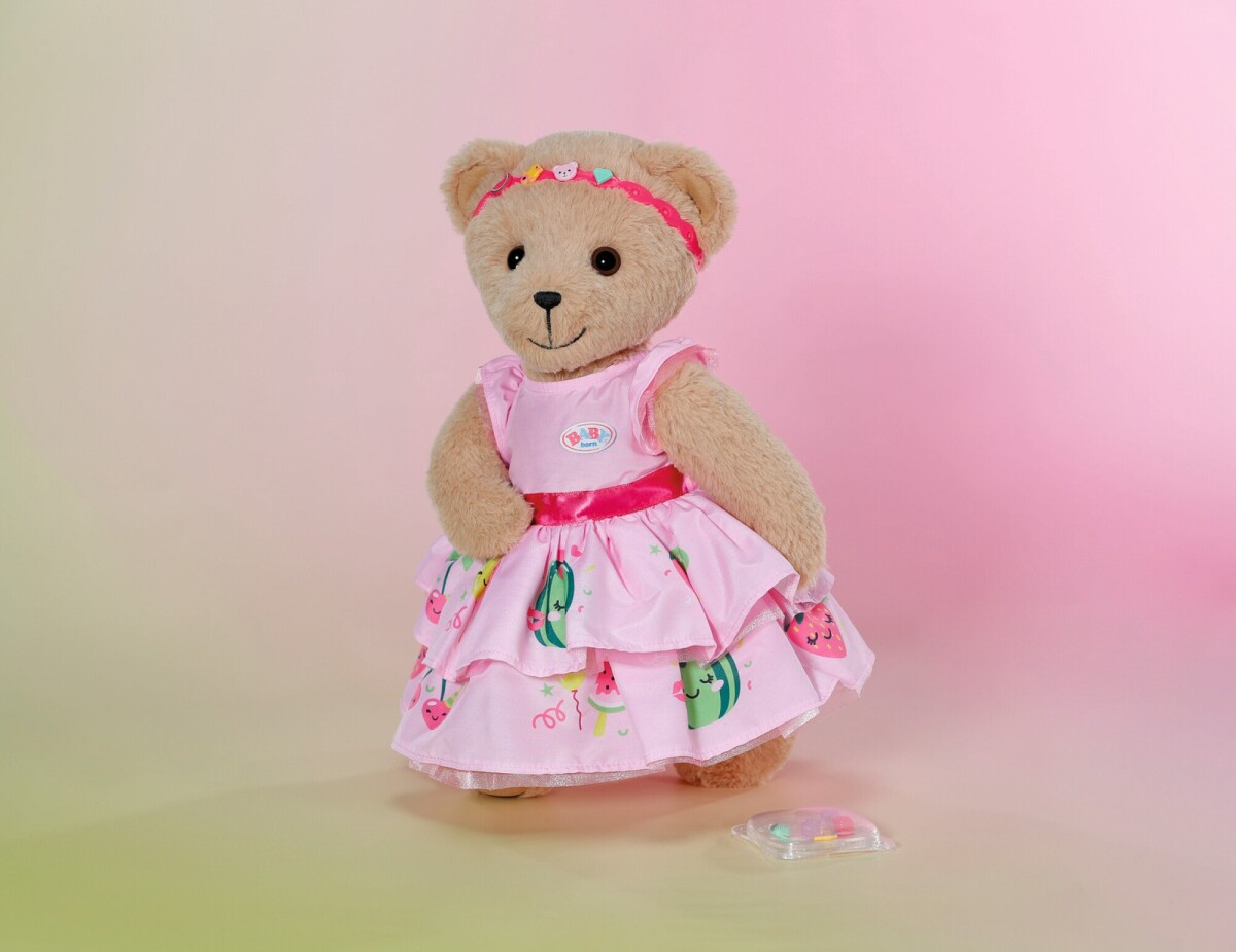 Baby Born - Kjole Med Pins - 43 Cm - Lyserød