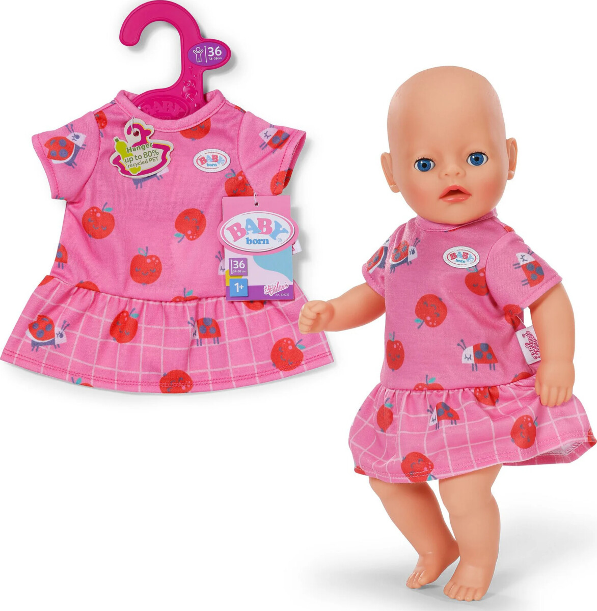 Baby Born - Kjole Pink 36 Cm