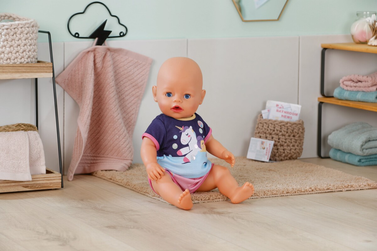 Baby Born - Kort Enhjørningepyjamas 43 Cm
